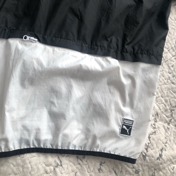 Black and white PUMA track jacket - Picture 5 of 6